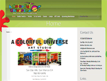 Tablet Screenshot of acolorfuluniverse.com